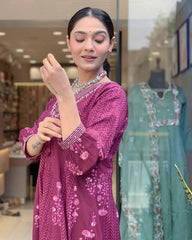 Enjoy This Wedding Season with our Very Beautiful Anarkali suit Set..