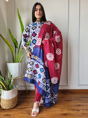 New Exclusive Collection of Hand Block Printed Stitched Cotton Suits With Cotton Dupatta in Beautiful Colours ((BFSCS19)