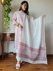 New Exclusive Collection of Hand Block Printed Stitched Cotton Suits With Cotton Dupatta in Beautiful Colours (BFSCS12)