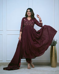 *Introducing the latest addition to our fashion collection the strength kurta Style made from high-quality cotton, embellished with exquisite embroidery  work on neck line and paired with matching pant.* 
*To add an extra touch of elegance, we have includ