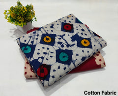 Premium Hand Block Printed Cotton Suit Top And Bottom Set(BFTB105)