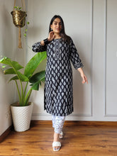 New Exclusive Hand  block printed Stitched Cotton  Kurtis with Pant