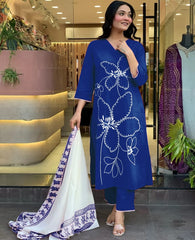 ๐ฏ NEW LAUNCH ๐ฏ
๐ธ KURTA PANT WITH DUPATTA SET