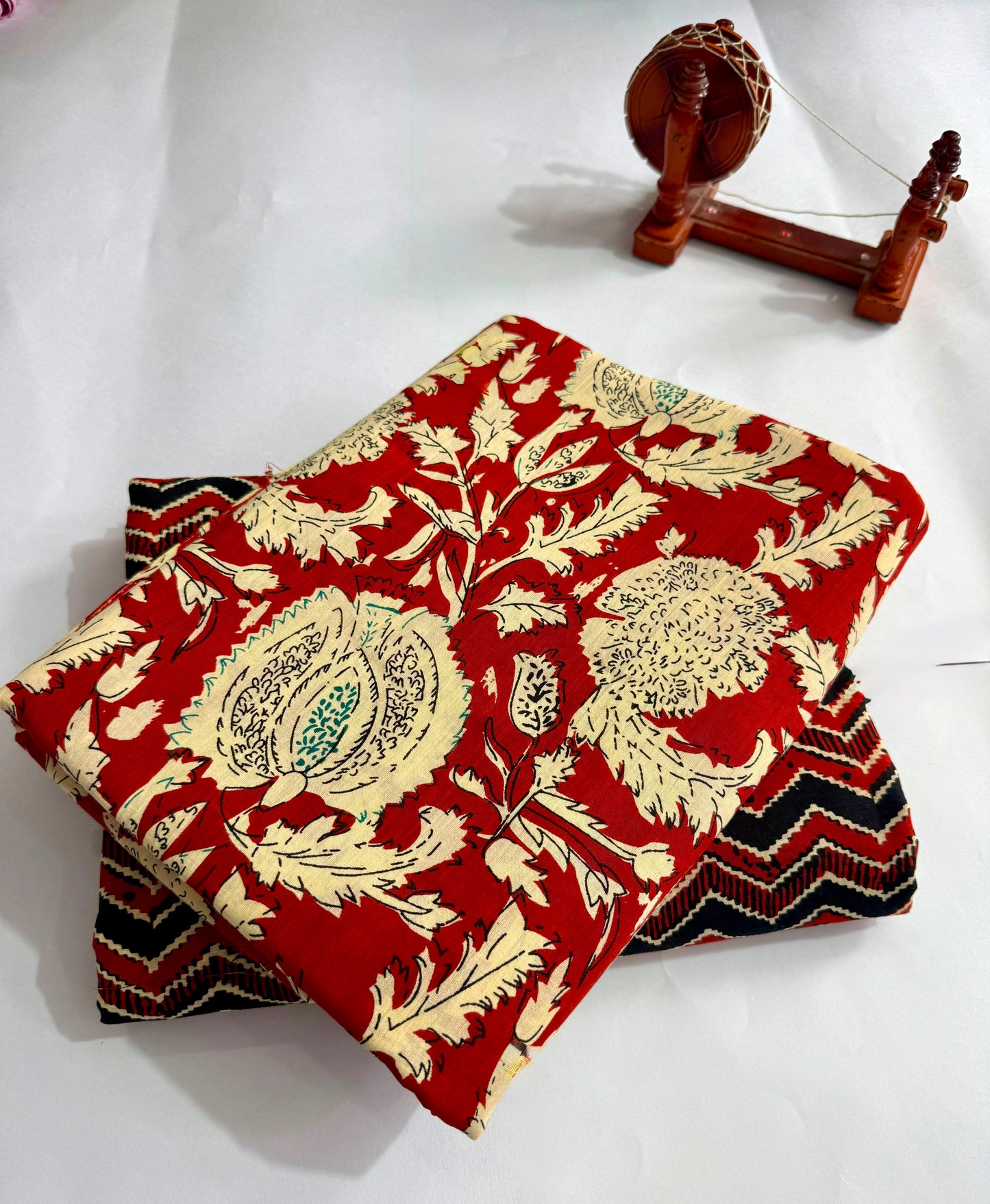 New hand block printed top and bottom