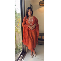 Hot seller  of this month ππ*
Summer cotton chikenkari embridery
Our love for comfort wear