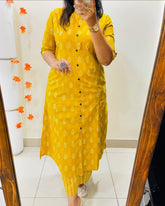 Launching designer Co-erd set in Aline pattern paried with Ankle length pant