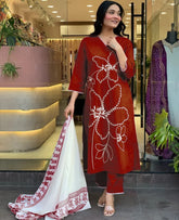 🔯 NEW LAUNCH 🔯
🌸 KURTA PANT WITH DUPATTA SET