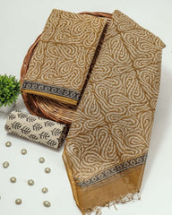 Premium Sanganeri Printed kota Suit With Kota Doria Duppta(BFFKO91)