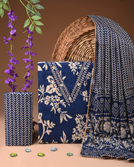 PREMIUM GOTA PATTI COTTON SUIT SET WITH COTTON DUPATTA(BFCOTGH60)