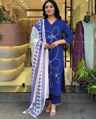 ๐ฏ NEW LAUNCH ๐ฏ
๐ธ KURTA PANT WITH DUPATTA SET
