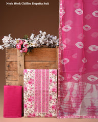 Cotton Suit with Gota Patti Work & Chiffon Dupatta – Ethnic Wear for Women