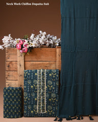 Cotton Suit with Gota Patti Work & Chiffon Dupatta – Ethnic Wear for Women