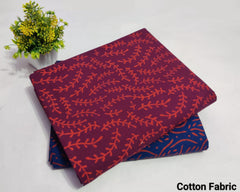 Premium Hand Block Printed Cotton Suit Top And Bottom Set (BFTB35)