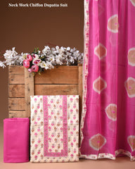 Cotton Suit with Gota Patti Work & Chiffon Dupatta – Ethnic Wear for Women