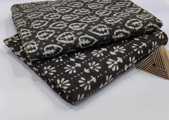 Premium Hand Block Printed Cotton Suit Top And Bottom Set