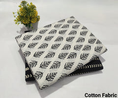 Premium Hand Block Printed Cotton Suit Top And Bottom Set (BFTB53)