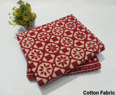 Premium Hand Block Printed Cotton Suit Top And Bottom Set (BFTB59)