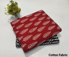 Premium Hand Block Printed Cotton Suit Top And Bottom Set (BFTB61)