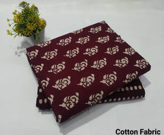 Premium Hand Block Printed Cotton Suit Top And Bottom Set (BFTB70)