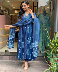 Enjoy This Wedding Season with our Very Beautiful Anarkali suit Set..