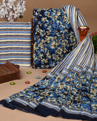 New Exclusive Hand Block Cotton Suit With Cotton Dupatta(BFMU19)