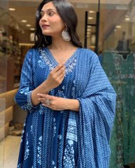 Enjoy This Wedding Season with our Very Beautiful Anarkali suit Set..