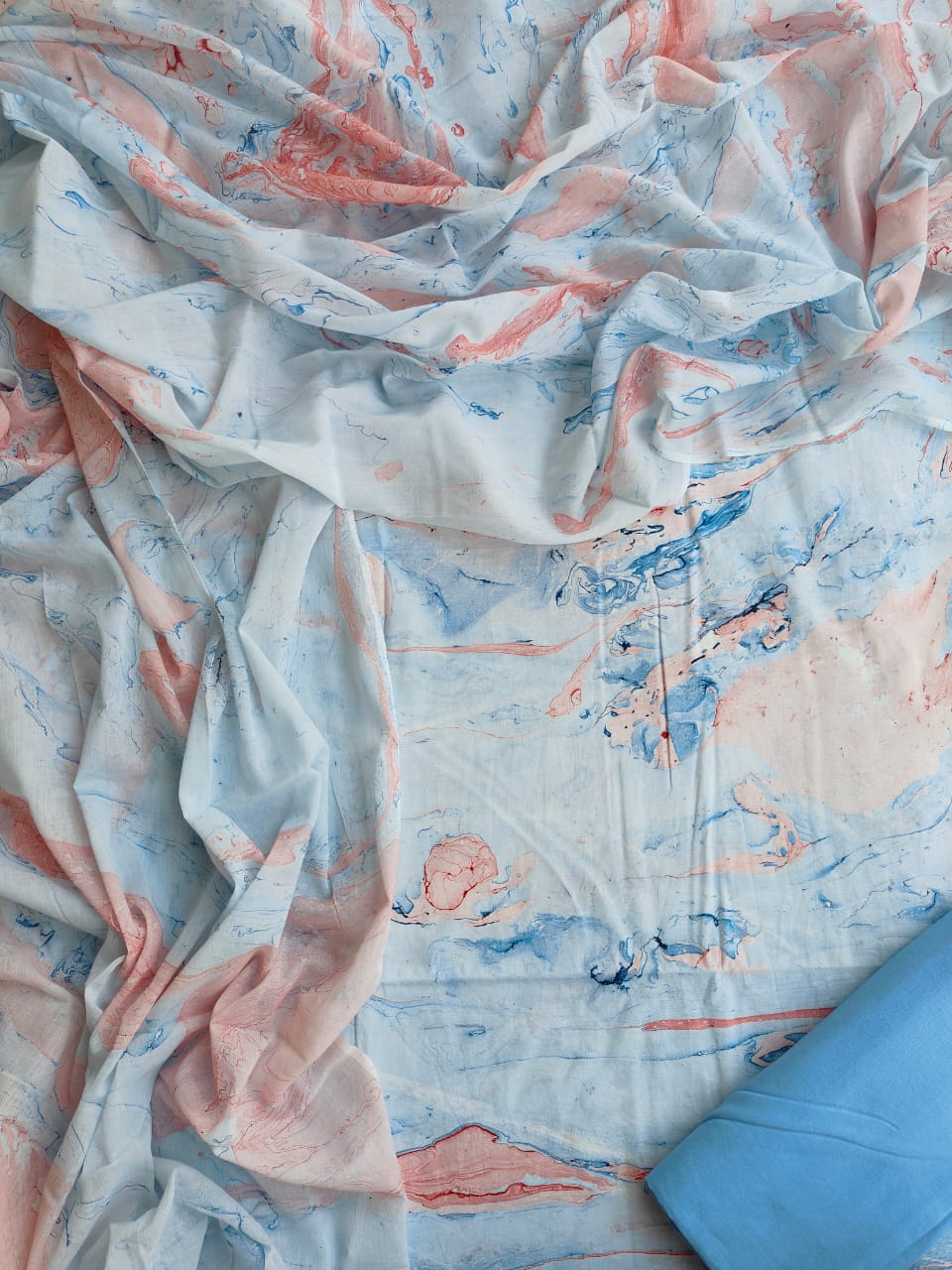 Exclusive Hand Block Cotton Suit With Cotton Dupatta