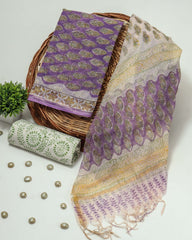 Premium Sanganeri Printed kota Suit With Kota Doria Duppta(BFFKO29)