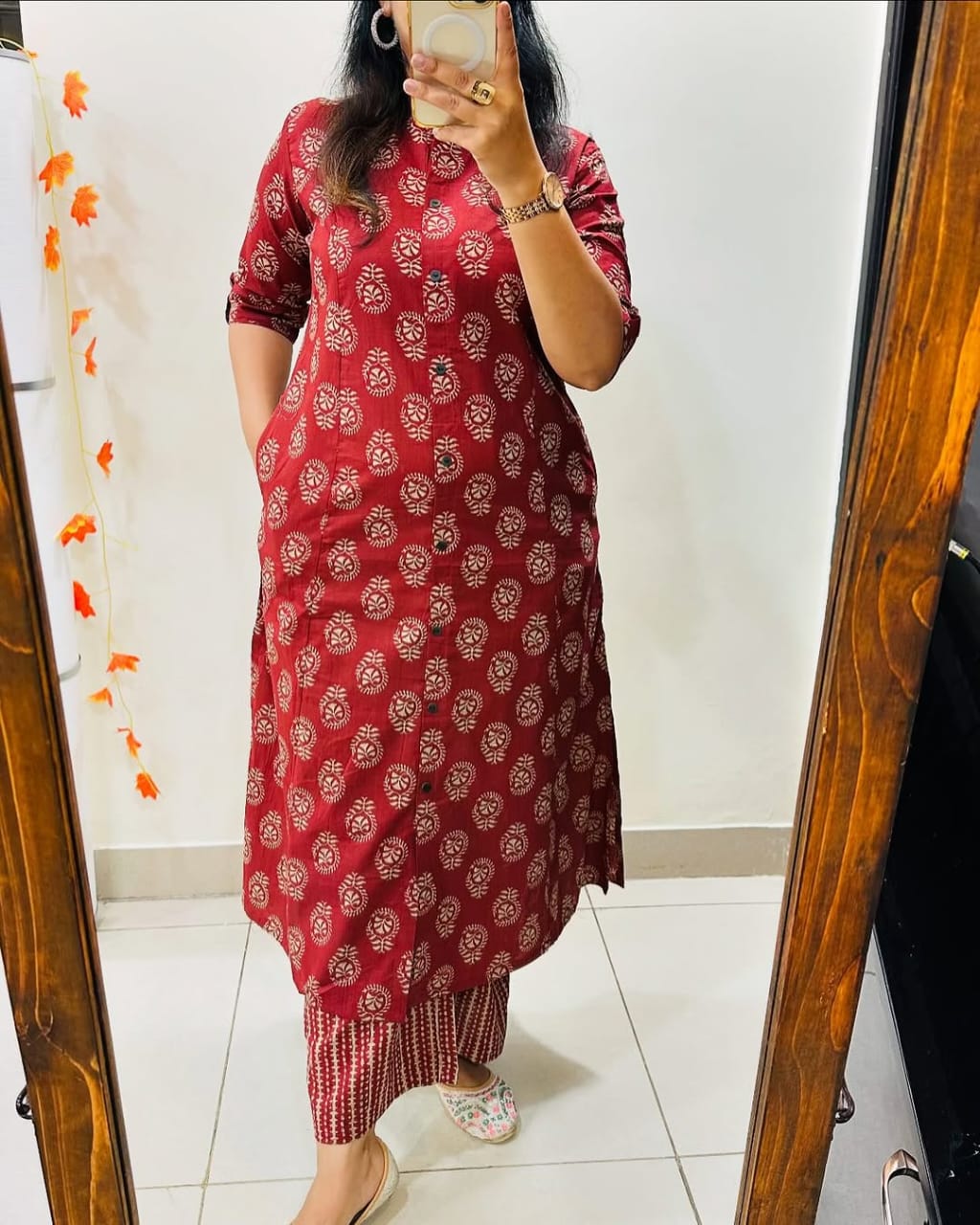 Launching designer Co-erd set in Aline pattern paried with Ankle length pant