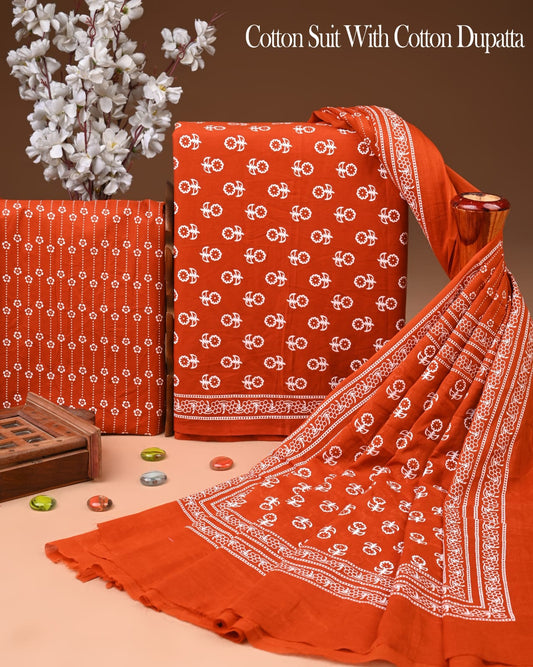 white christmas dresses Craftribute Pochampally Dress Material | 100% Cotton | Handwoven main image 0