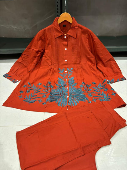 Rust Orange Coord Set