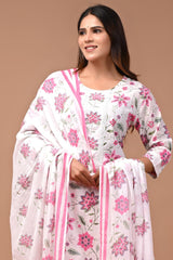 *All New Exclusive Collection of Hand Block Printed "Stitched" Cotton Suits With Cotton Dupatta in Beautiful Colours*