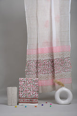 Exclusive Hand Block Cotton Suit With Cotton Dupatta