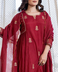 *NEW SPECIAL PANKHUDI SUIT SET*

*Premium chinon fabric Kurti Pant & Dupatta *