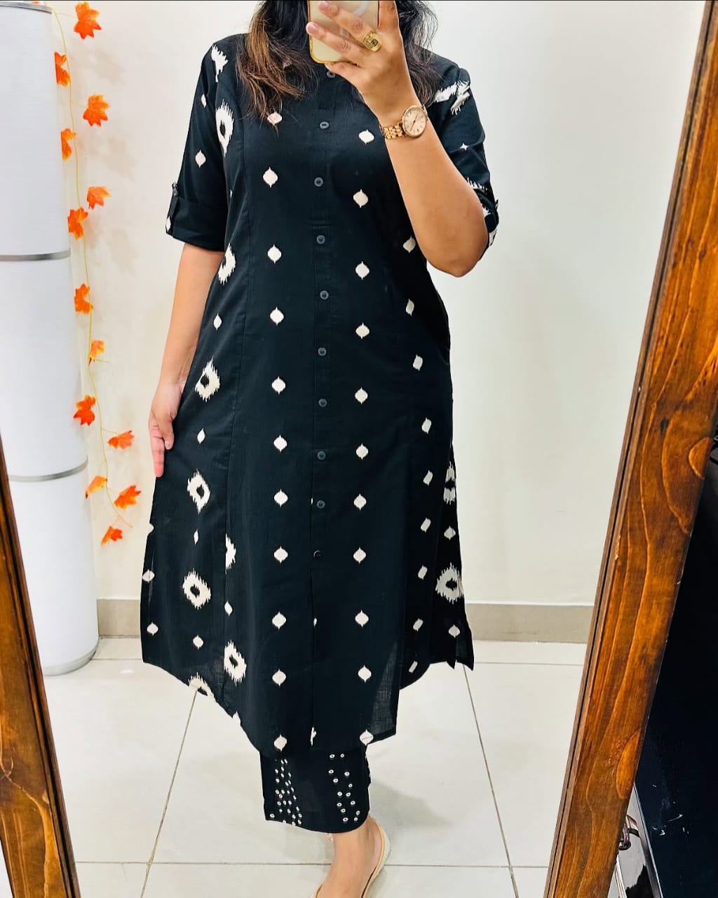 Launching designer Co-erd set in Aline pattern paried with Ankle length pant