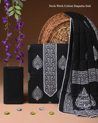 PREMIUM GOTA PATTI COTTON SUIT SET WITH COTTON DUPATTA(BFCOTGH107)