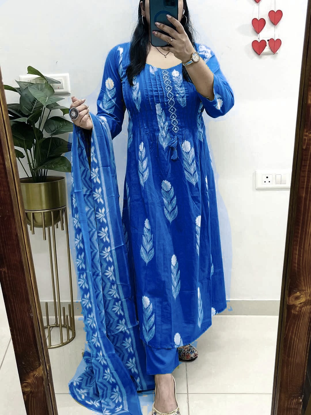 Simple yet elegant This is how we describe our latest launch a pintex Cotton set fits well for a day event in the festival *
