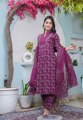 *New lounch *

*White Love.......*

*This A-line pant set is perfect for the summer season with its vibrant floral print and confident  , the included matching dupatta completes the look and adds an extra touch of style.*