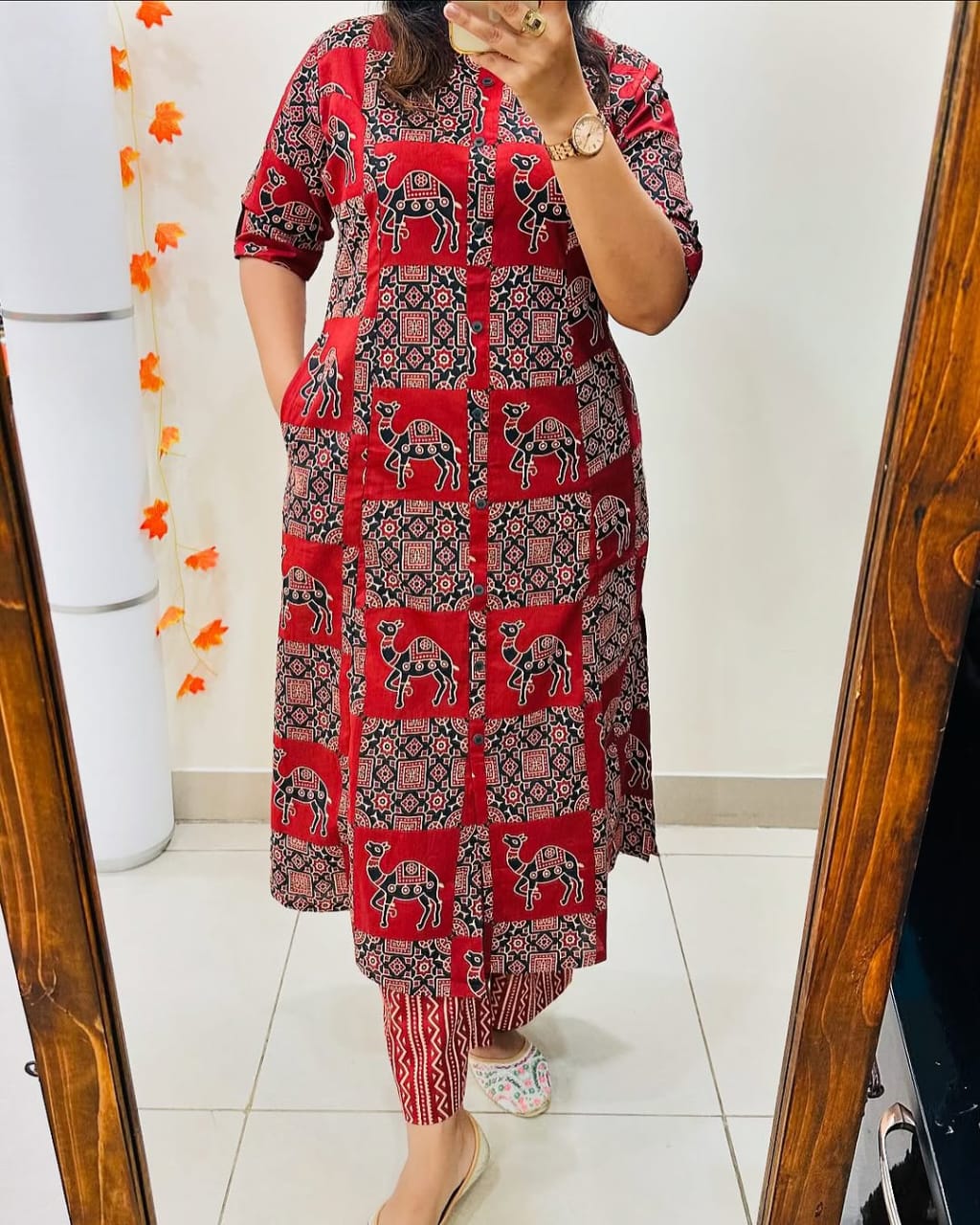 Launching designer Co-erd set in Aline pattern paried with Ankle length pant