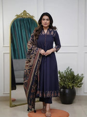 New launch 
Anarkali kurti pant dupatta sets 

Fabric _ premium cotton slub fabric super quality soft pure kadi cotton slub