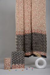 Exclusive Hand Block Cotton Suit With Cotton Dupatta