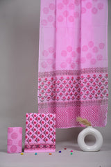 Exclusive Hand Block Cotton Suit With Cotton Dupatta