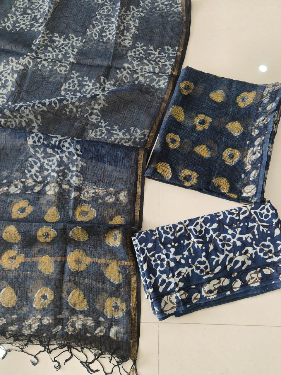 Premium Sanganeri Printed kota Suit With Kota Doria Duppta