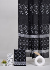 Exclusive Hand Block Cotton Suit With Cotton Dupatta