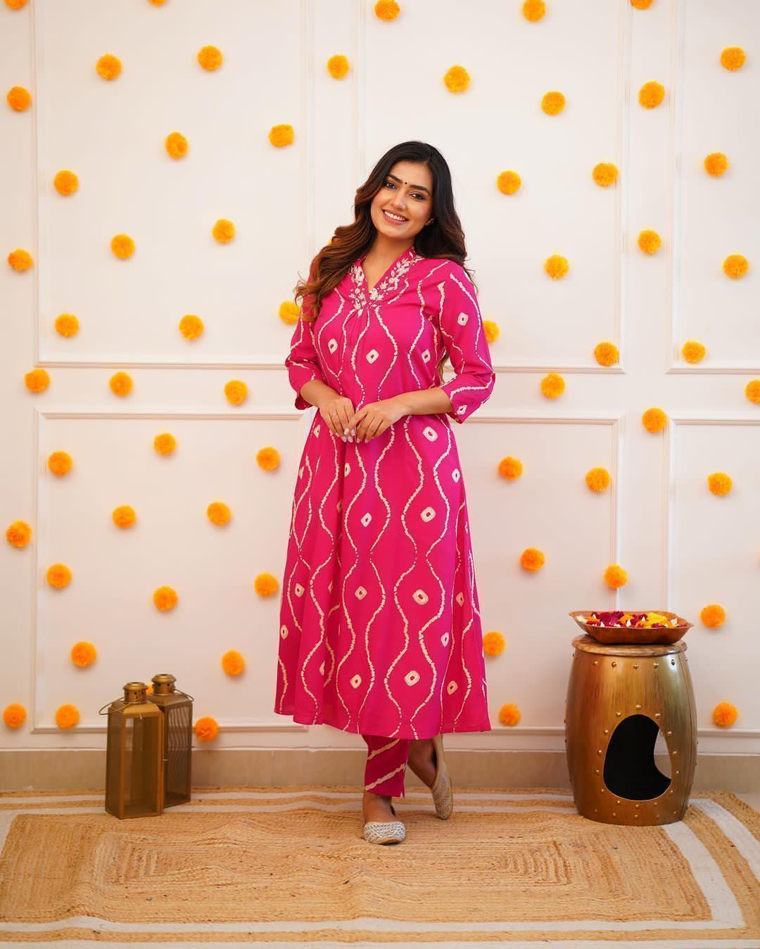 *New Launch* 

*Get festive ready with our new Kurta pant sets with beautiful neck hand work detailing  colours*