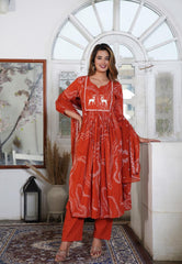 *New lounch *

*White Love.......*

*This A-line pant set is perfect for the summer season with its vibrant floral print and confident  , the included matching dupatta completes the look and adds an extra touch of style.*