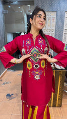 *This Time we are launching. One of the best beautiful colours    *(Premium cotton 60*60 ) * cord set for Gorgeous ladies*