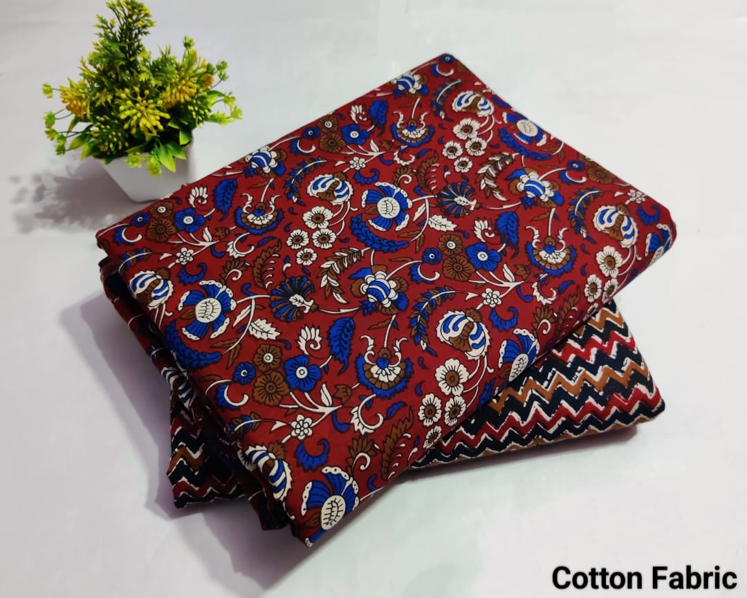 Premium Hand Block Printed Cotton Suit Top And Bottom Set (BFTB69)