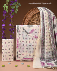 PREMIUM GOTA PATTI COTTON SUIT SET WITH COTTON DUPATTA(BFCOTGH95)