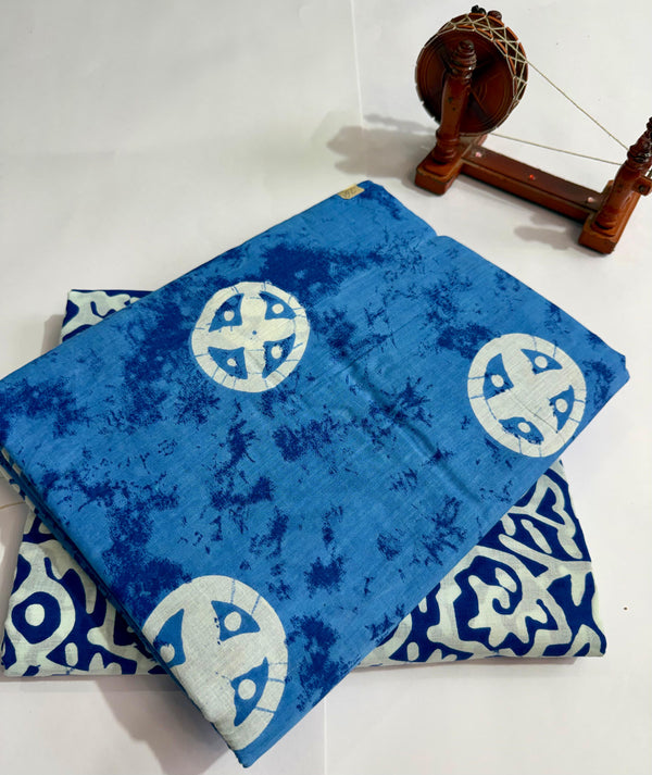 New hand block printed top and bottom